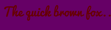 Image with Font Color 660000 and Background Color 660066